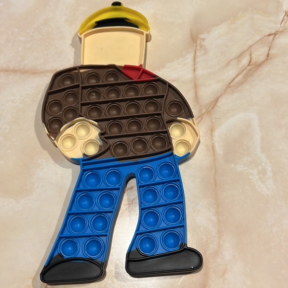 New Roblox Builder Man large Fidget Pop it Toy - Picture 2 of 2